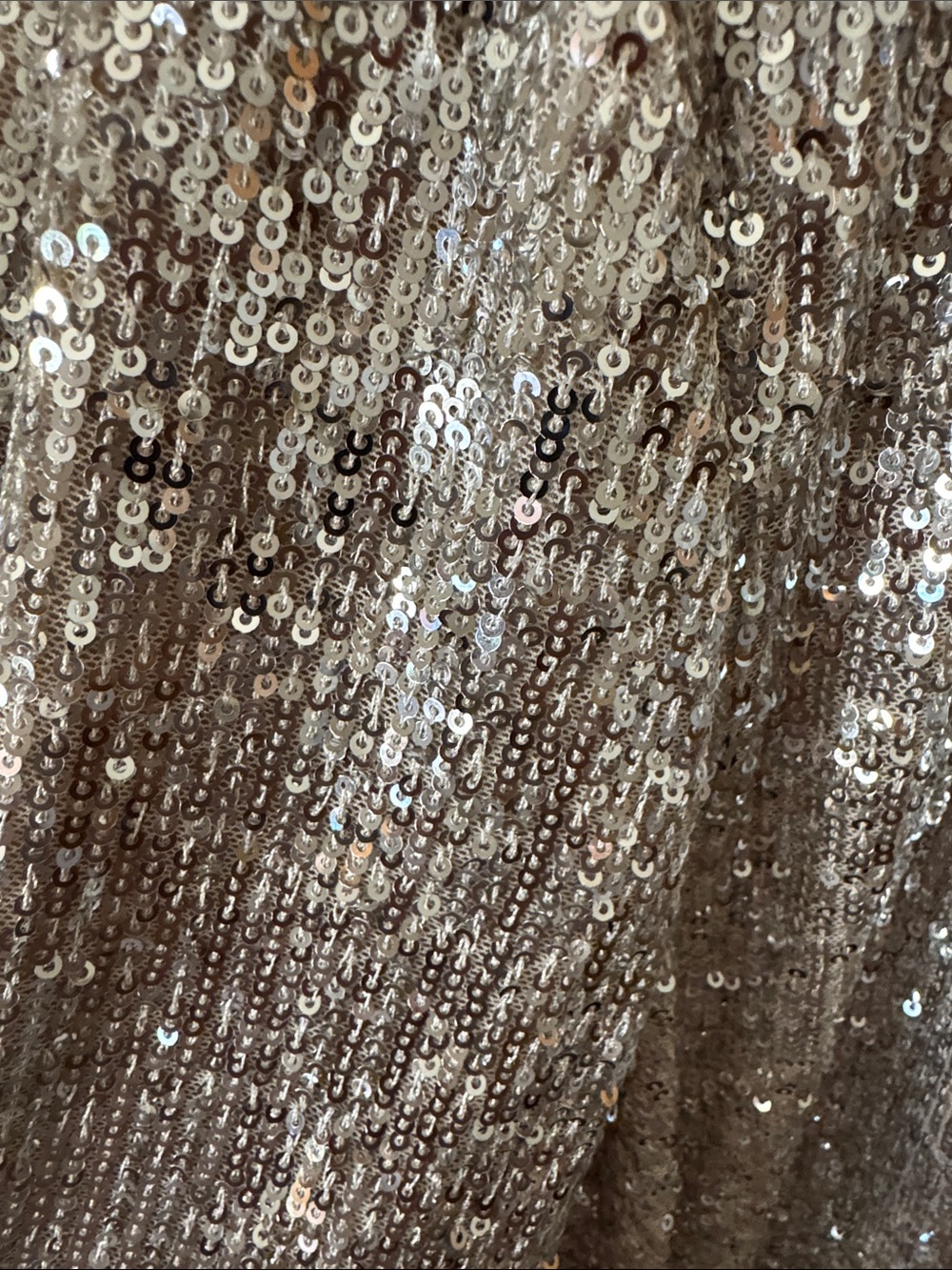 Eliza J Silver Sequin Draped Open Cardigan - Picture 3 of 7